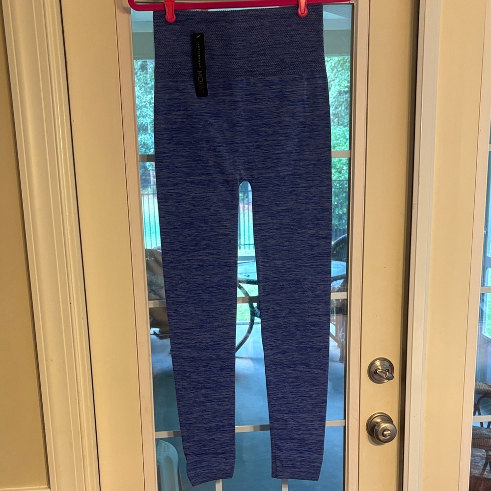 Mopas Women's Blue Leggings